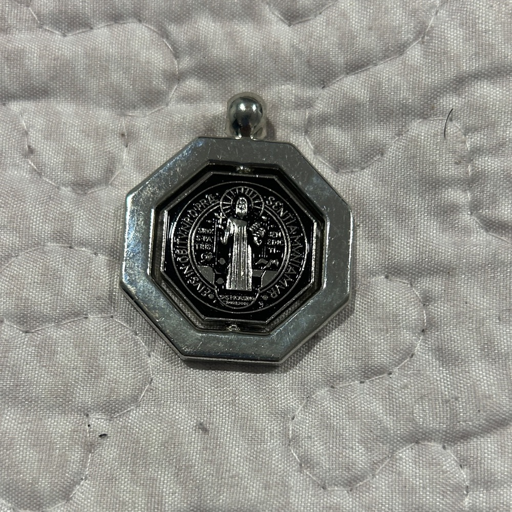 Silver Octagonal Pendant